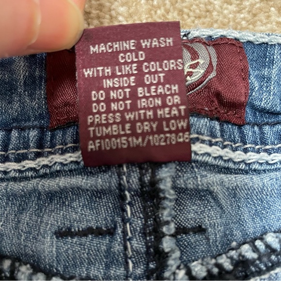 Angels Jeans 6 Medium Wash Shorts Capris Pocket Design Y2K - Picture 5 of 10